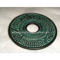 Trivet de ferro fundido para bule